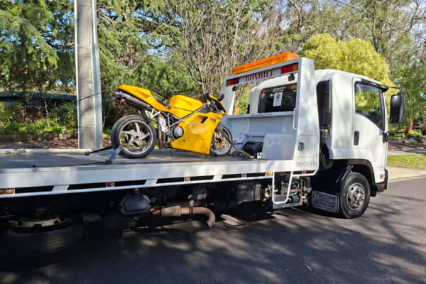 Box Hill Towing motorcycle transport service